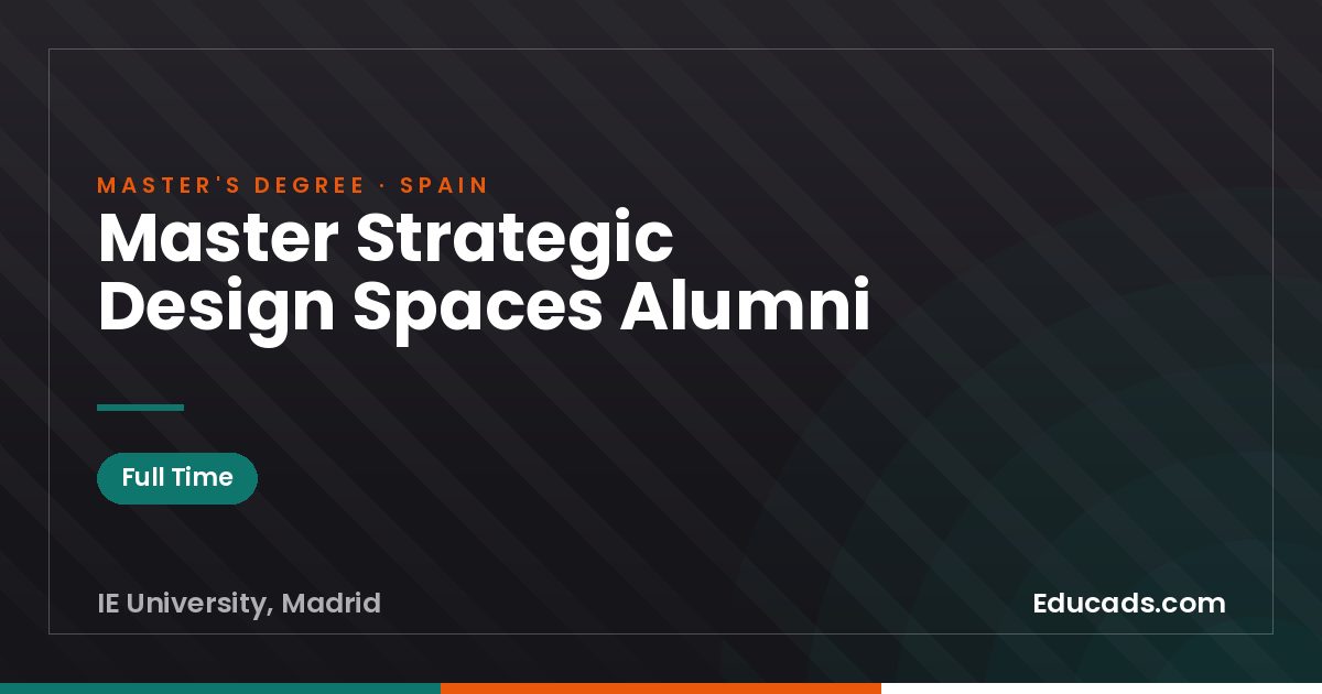 Master Strategic Design Spaces Alumni