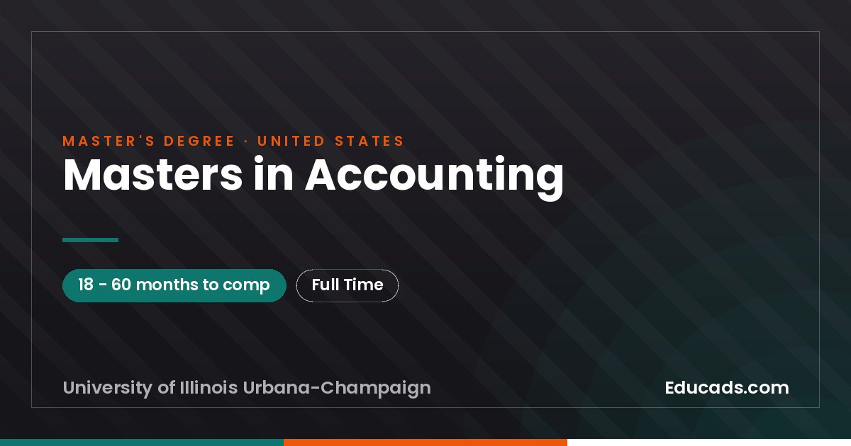 Masters in Accounting