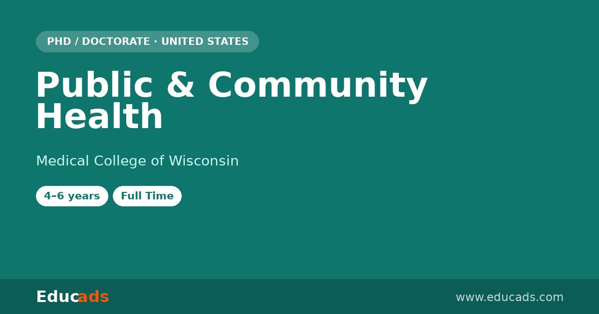 Public & Community Health