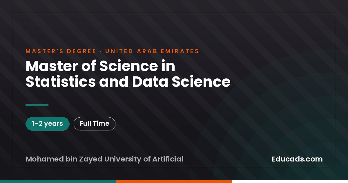 Master of Science in Statistics and Data Science