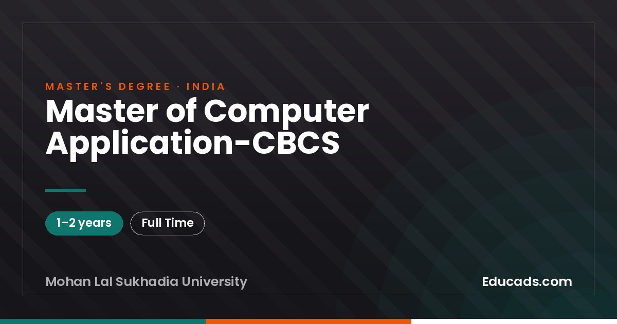 Master of Computer Application-CBCS