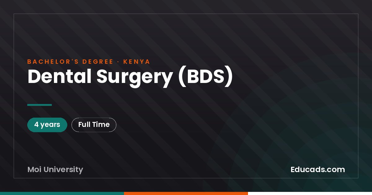 Dental Surgery (BDS)