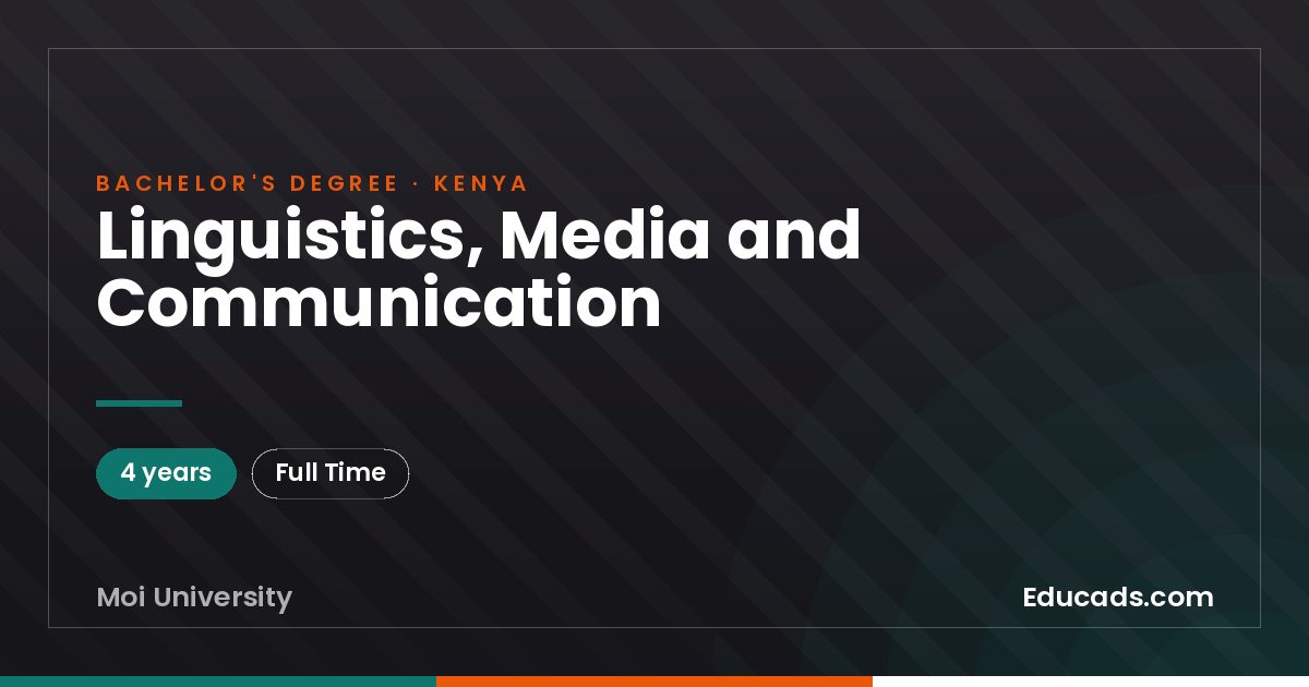 Linguistics, Media and Communication