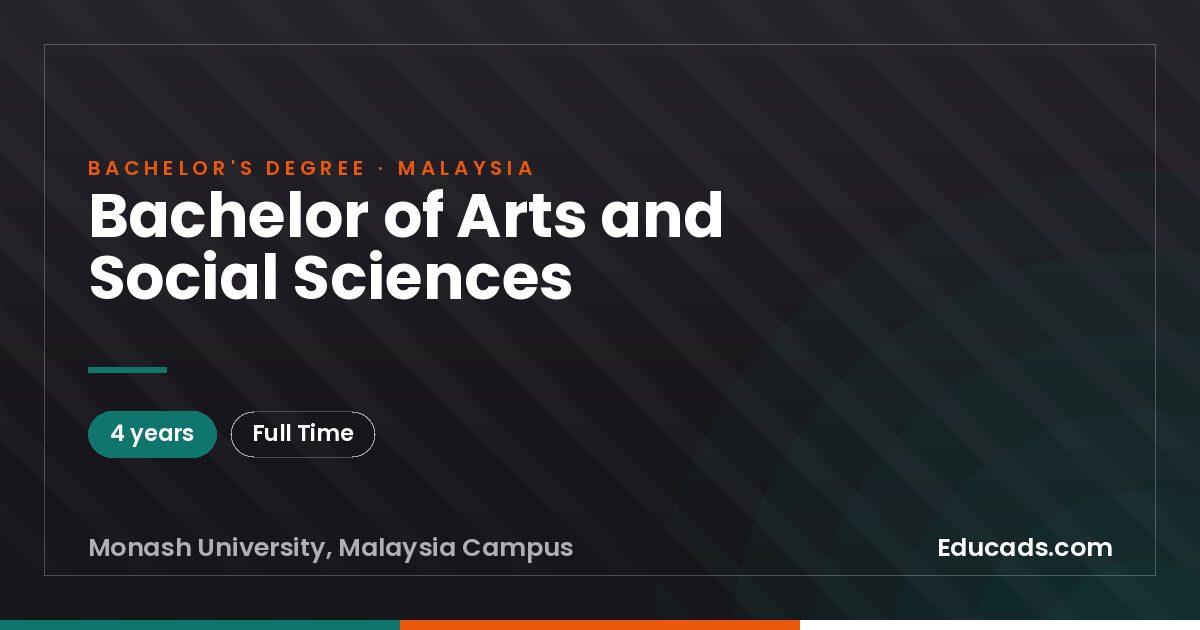 Bachelor of Arts and Social Sciences
