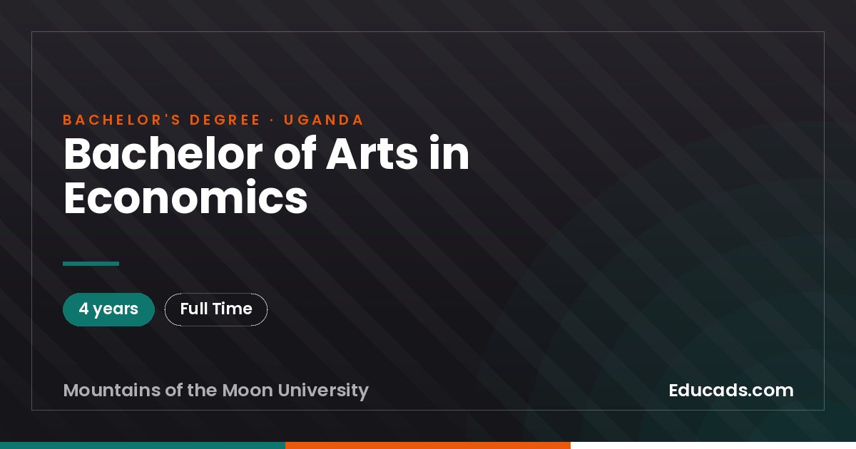 Bachelor of Arts in Economics