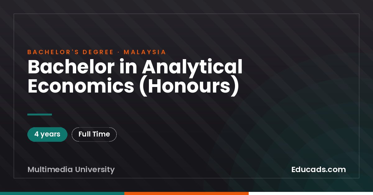 Bachelor in Analytical Economics (Honours)