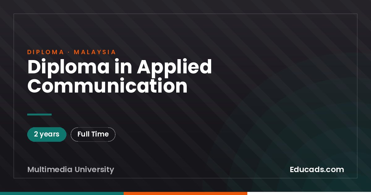 Diploma in Applied Communication
