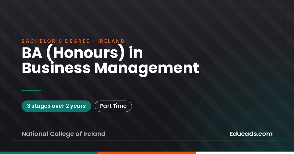 BA (Honours) in Business Management