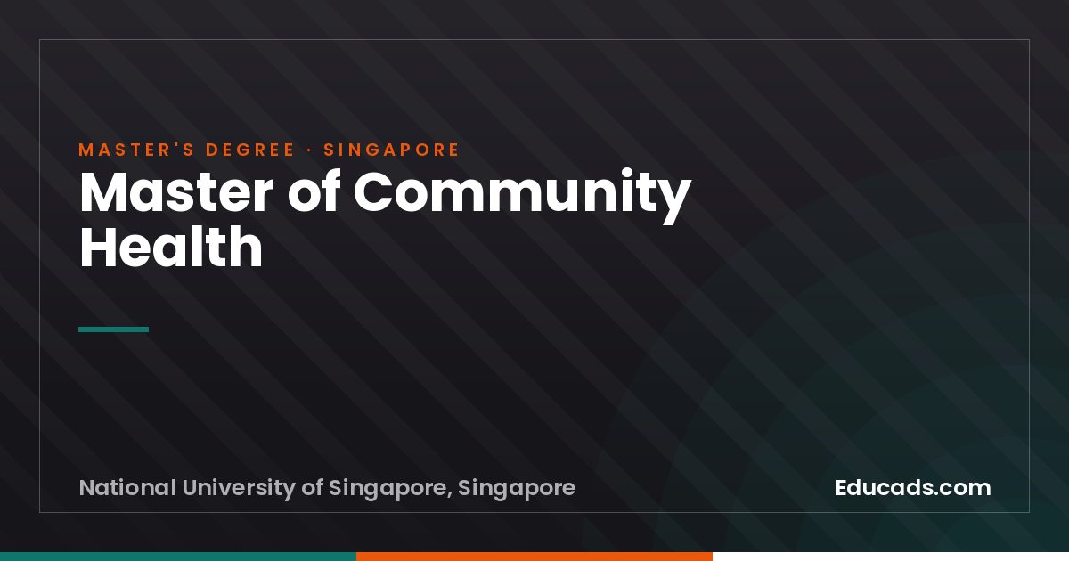 Master of Community Health