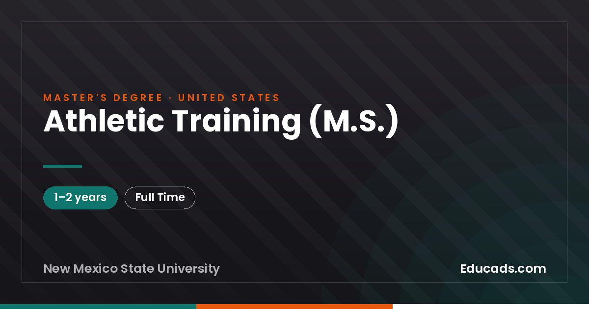 Athletic Training (M.S.)