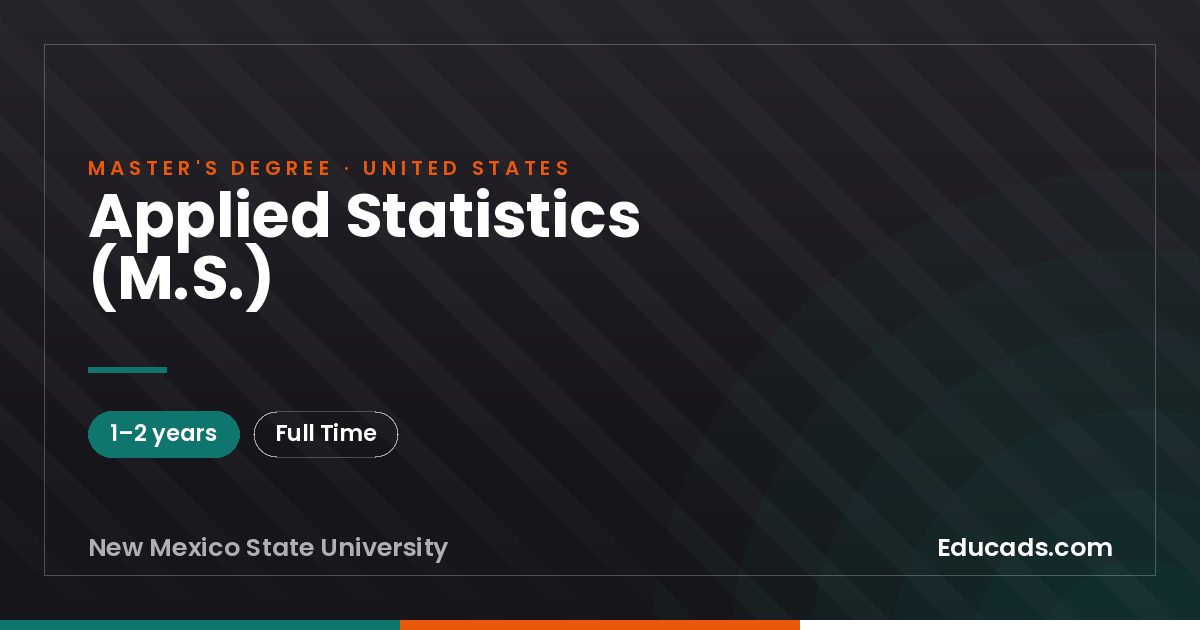 Applied Statistics (M.S.)