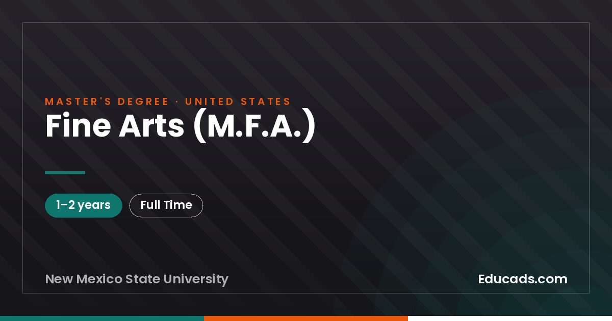 Fine Arts (M.F.A.)