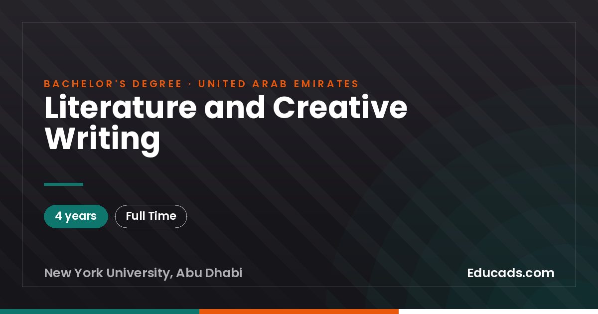 Literature and Creative Writing