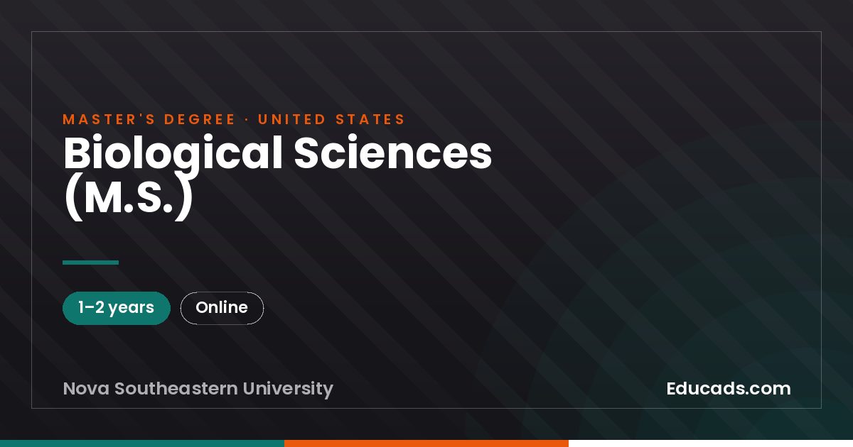 Biological Sciences (M.S.)