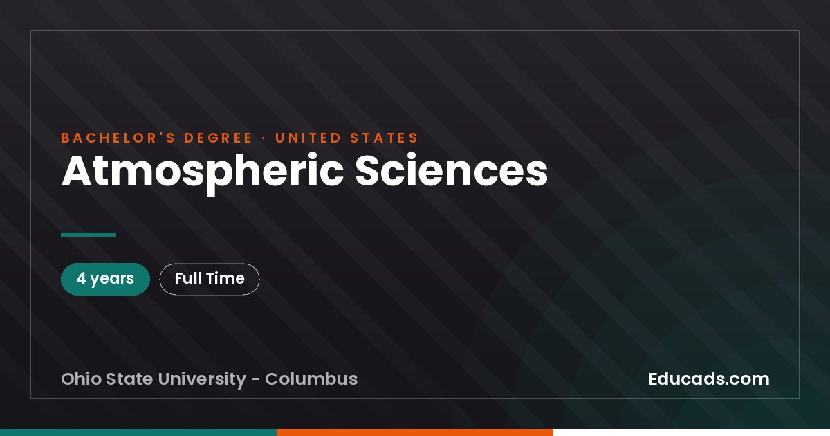 Atmospheric Sciences