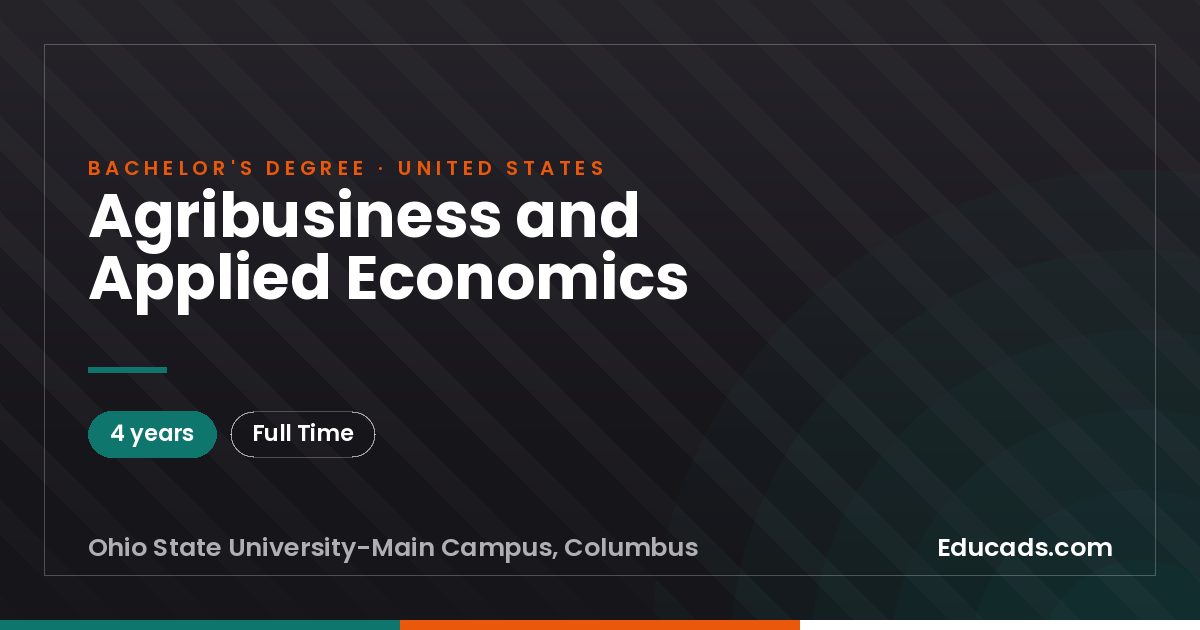 Agribusiness and Applied Economics