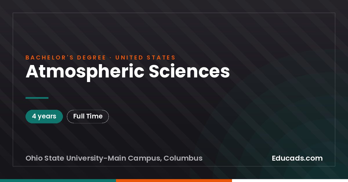 Atmospheric Sciences