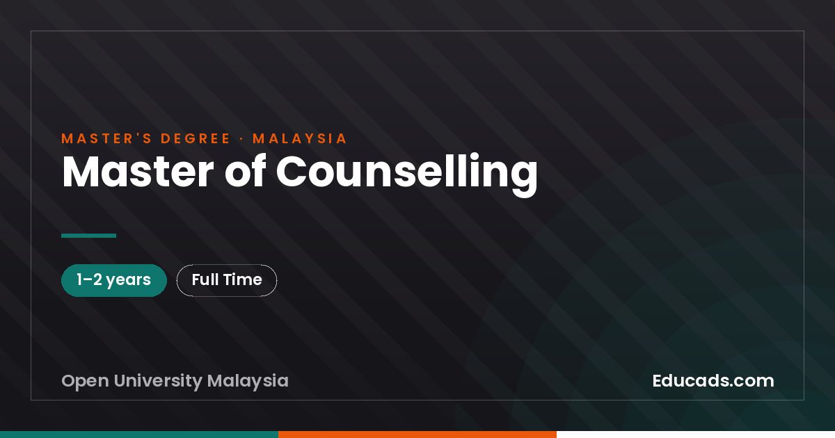 Master of Counselling