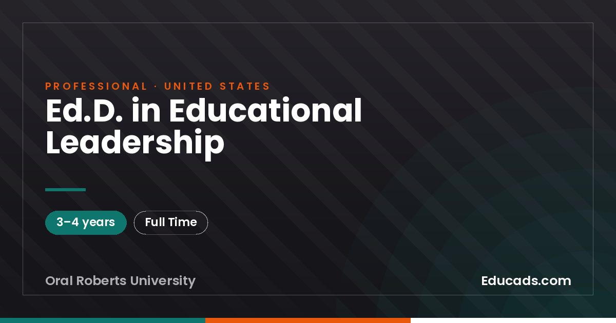 Ed.D. in Educational Leadership