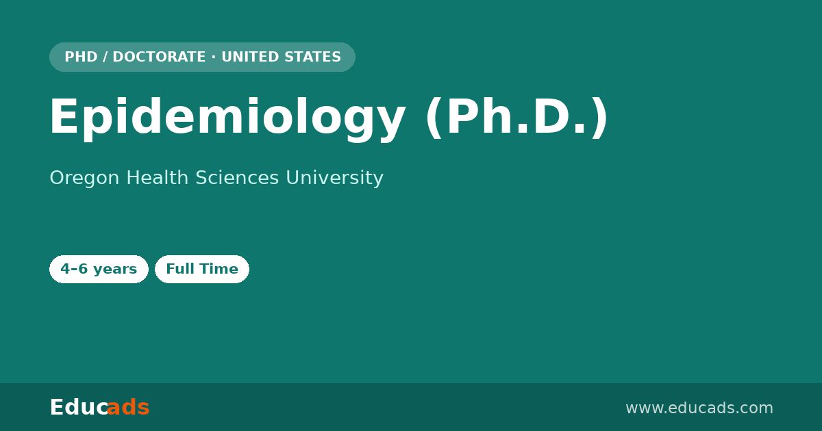 Epidemiology (Ph.D.)
