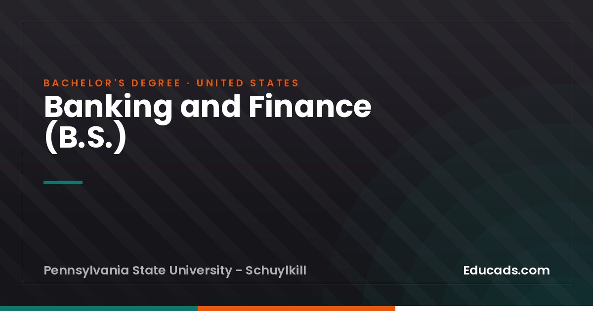 Banking and Finance (B.S.)