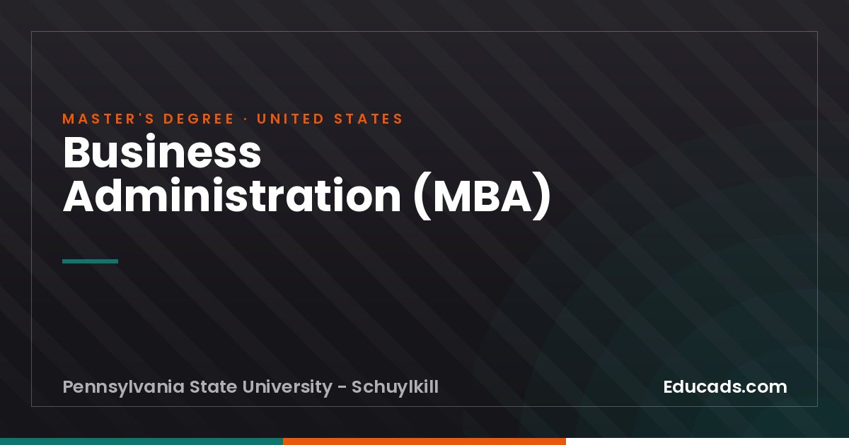 Business Administration (MBA)