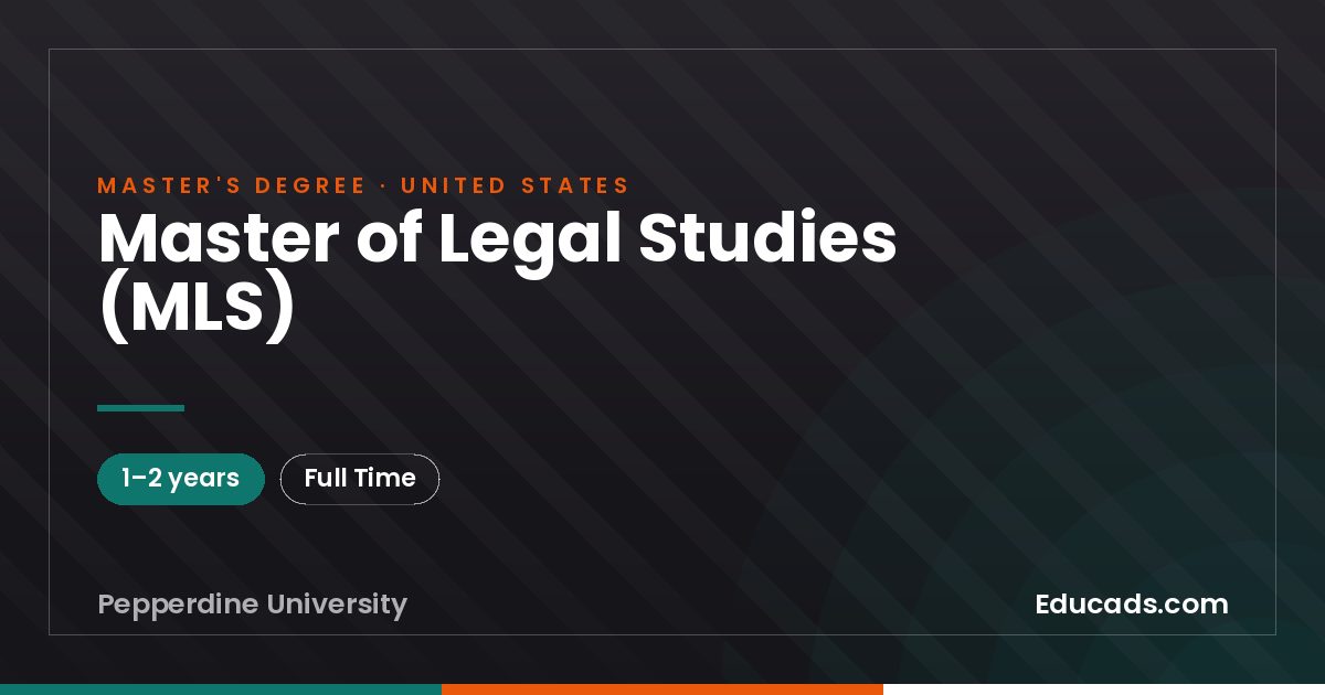 Master of Legal Studies (MLS)