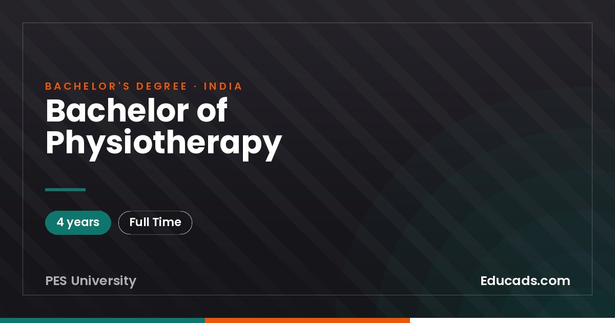 Bachelor of Physiotherapy