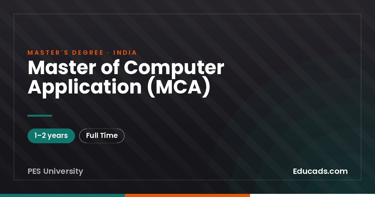 Master of Computer Application (MCA)