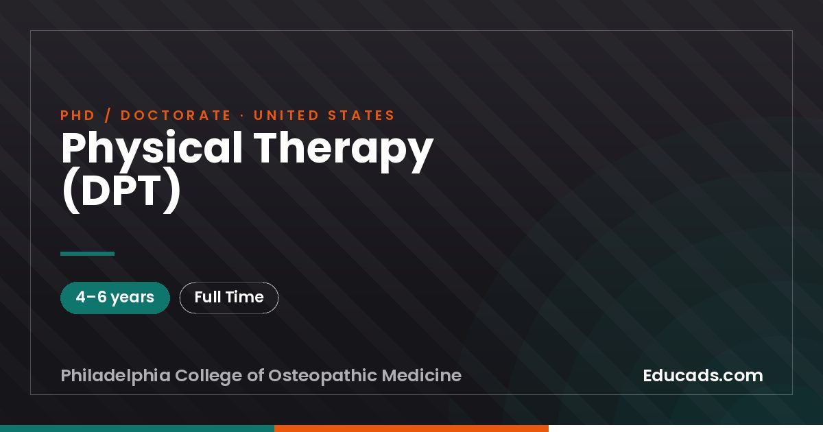 Physical Therapy (DPT)