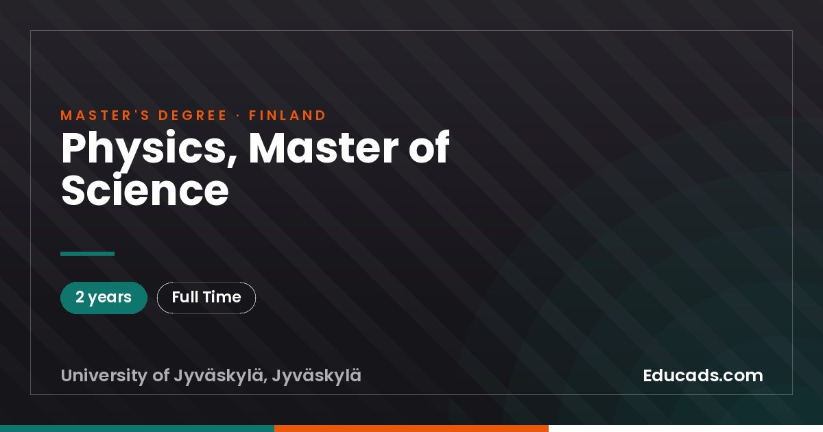 Physics, Master of Science