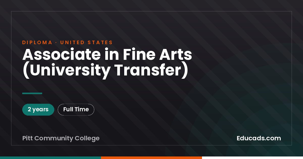 Associate in Fine Arts (University Transfer)