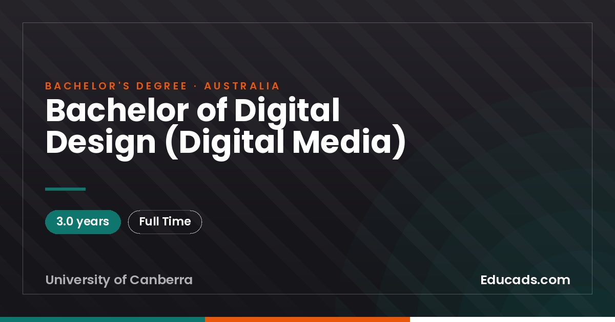 Bachelor of Digital Design (Digital Media)