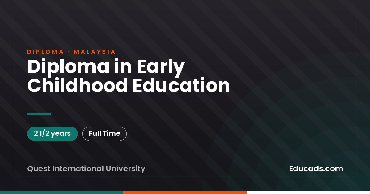 Diploma in Early Childhood Education