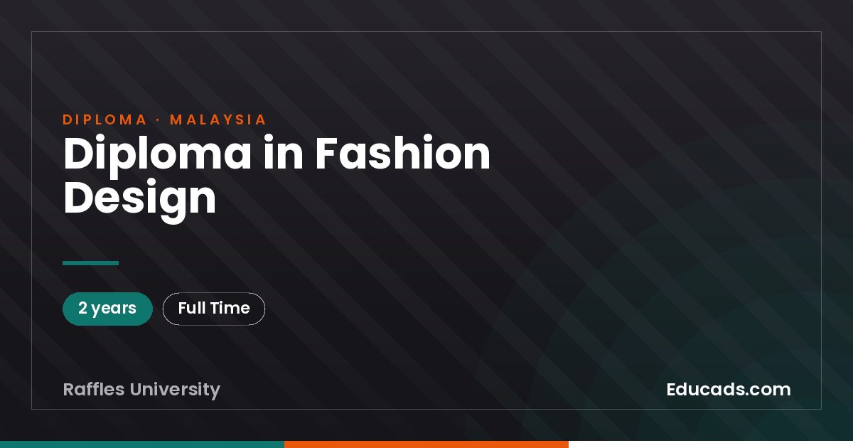 Diploma in Fashion Design
