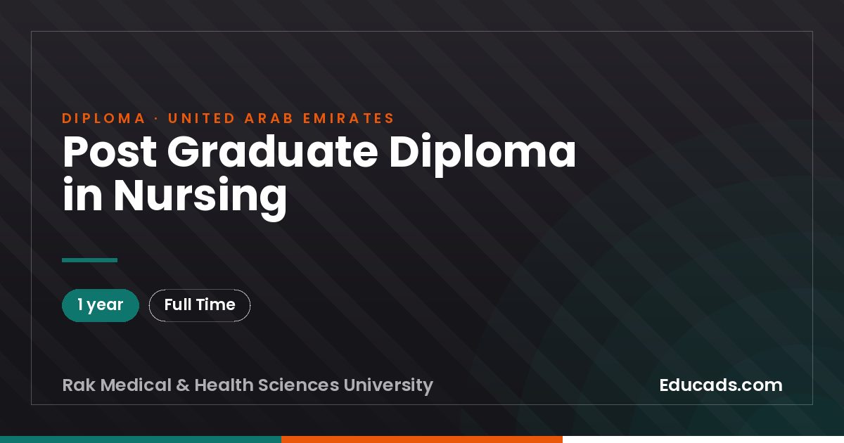 Post Graduate Diploma in Nursing