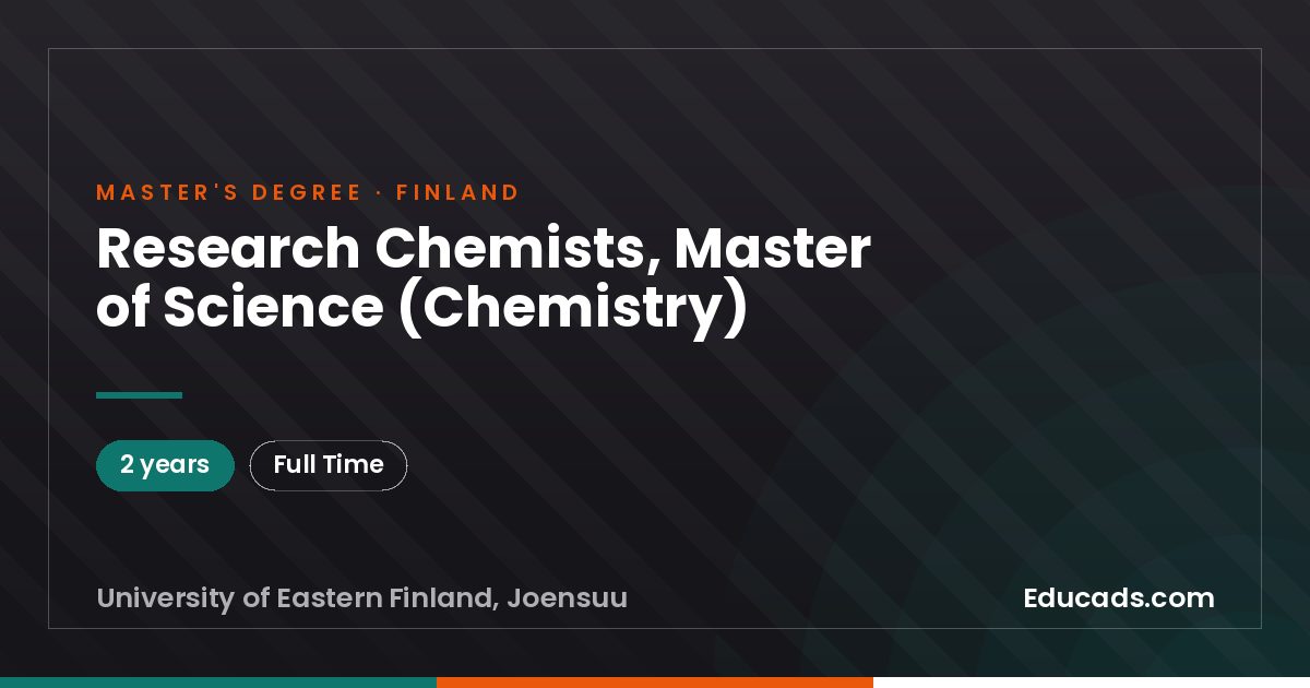 Research Chemists, Master of Science (Chemistry)