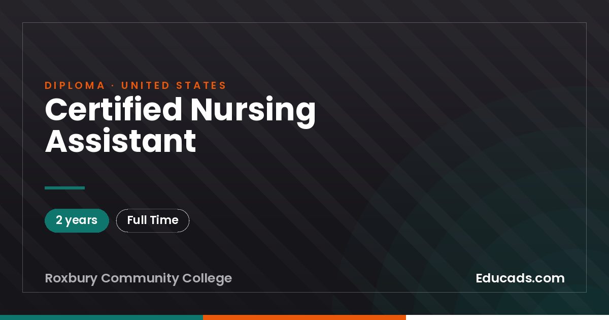 Certified Nursing Assistant