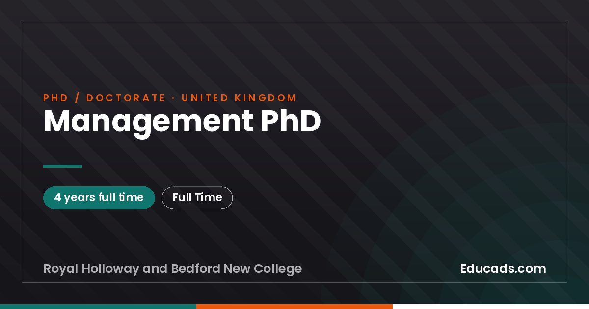 Management PhD