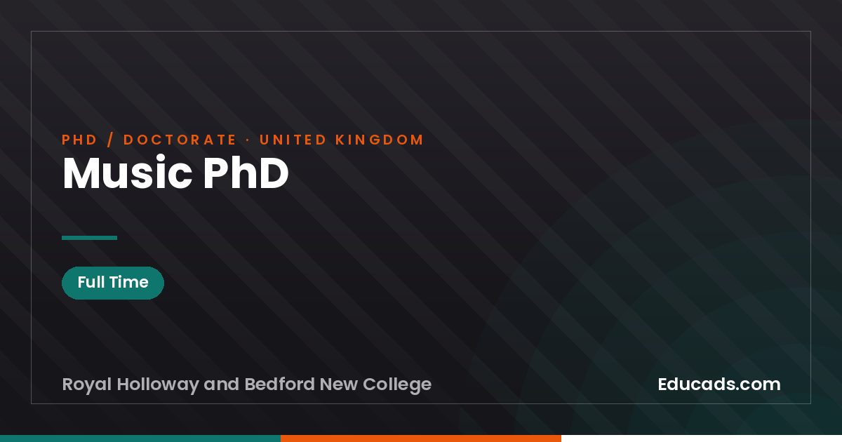 Music PhD
