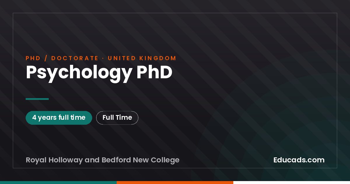 Psychology PhD
