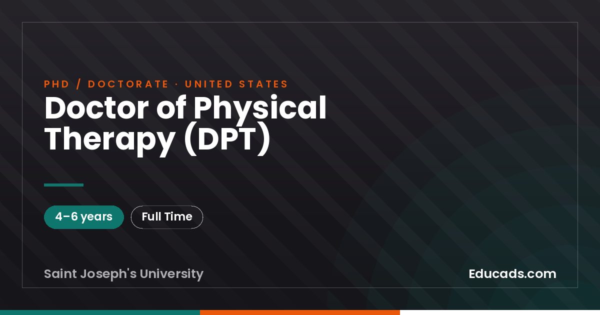 Doctor of Physical Therapy (DPT)