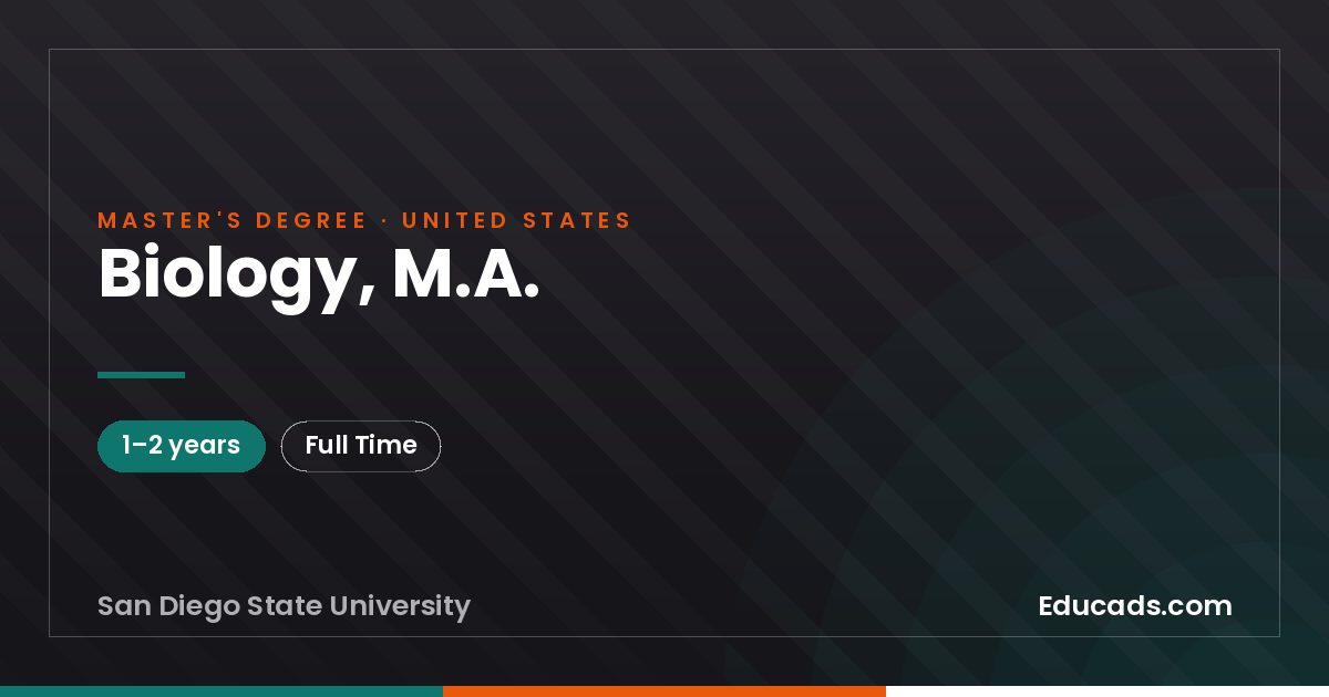Biology, M.A.