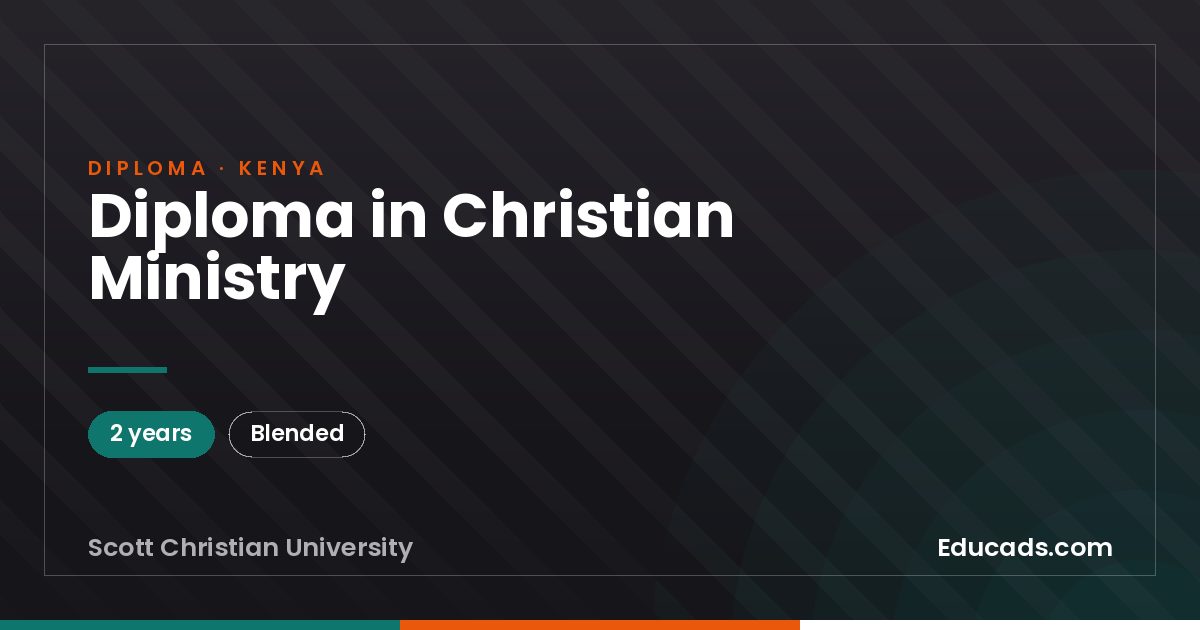 Diploma in Christian Ministry