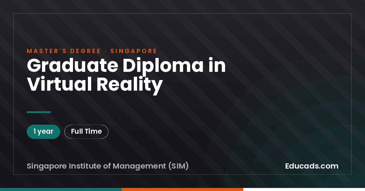 Graduate Diploma in Virtual Reality