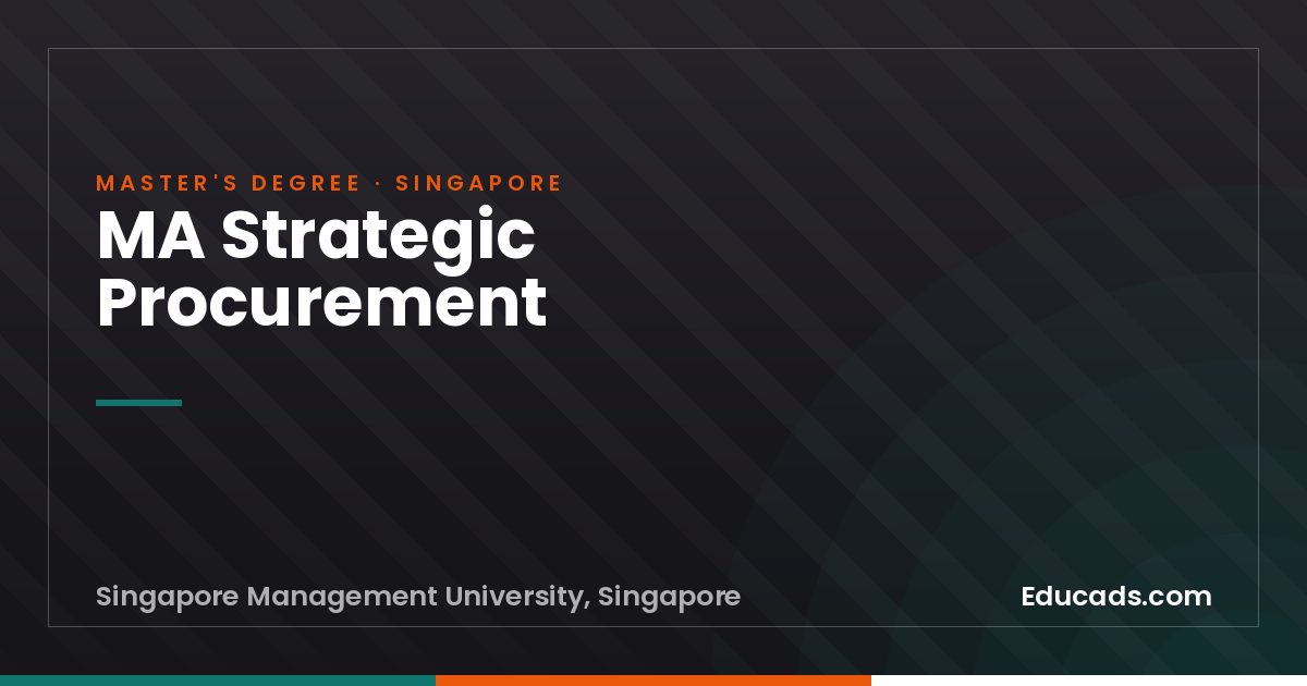 MA Strategic Procurement