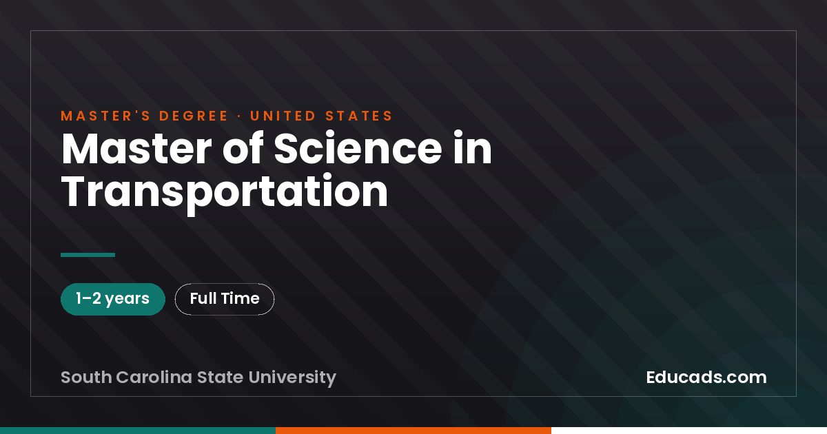 Master of Science in Transportation