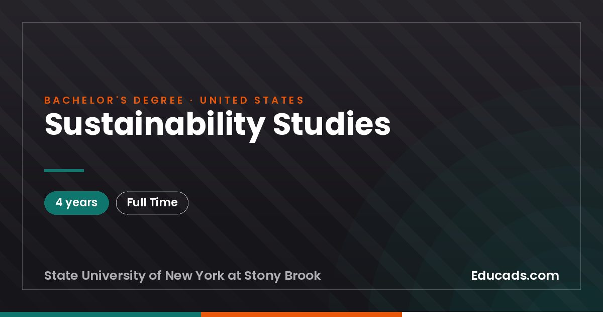 Sustainability Studies
