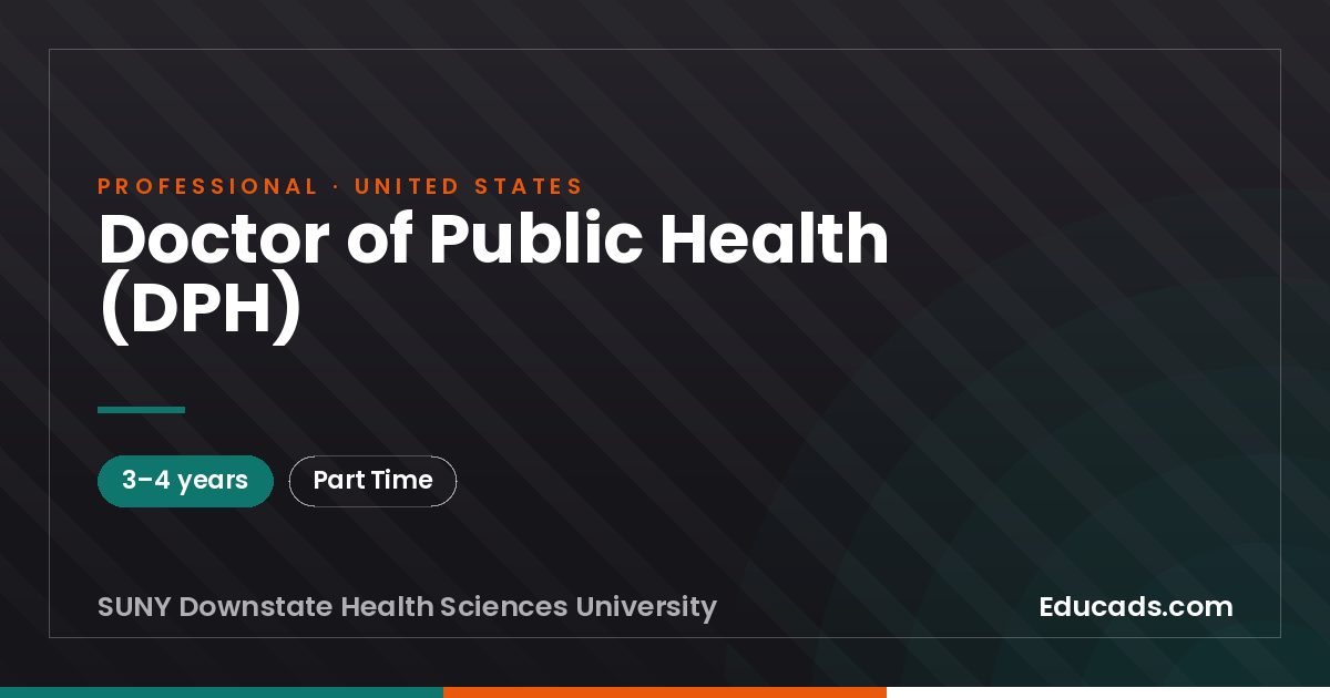 Doctor of Public Health (DPH)