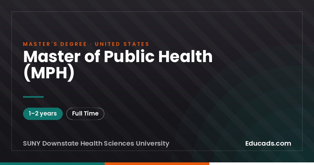 Master of Public Health (MPH)